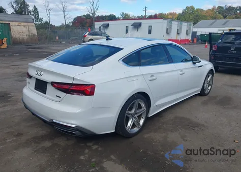 2021 Audi A5 Sportback Premium 45 Tfsi Quattro S Tronic z USA, uszkodzony, nr VIN WAUDACF57MA016809